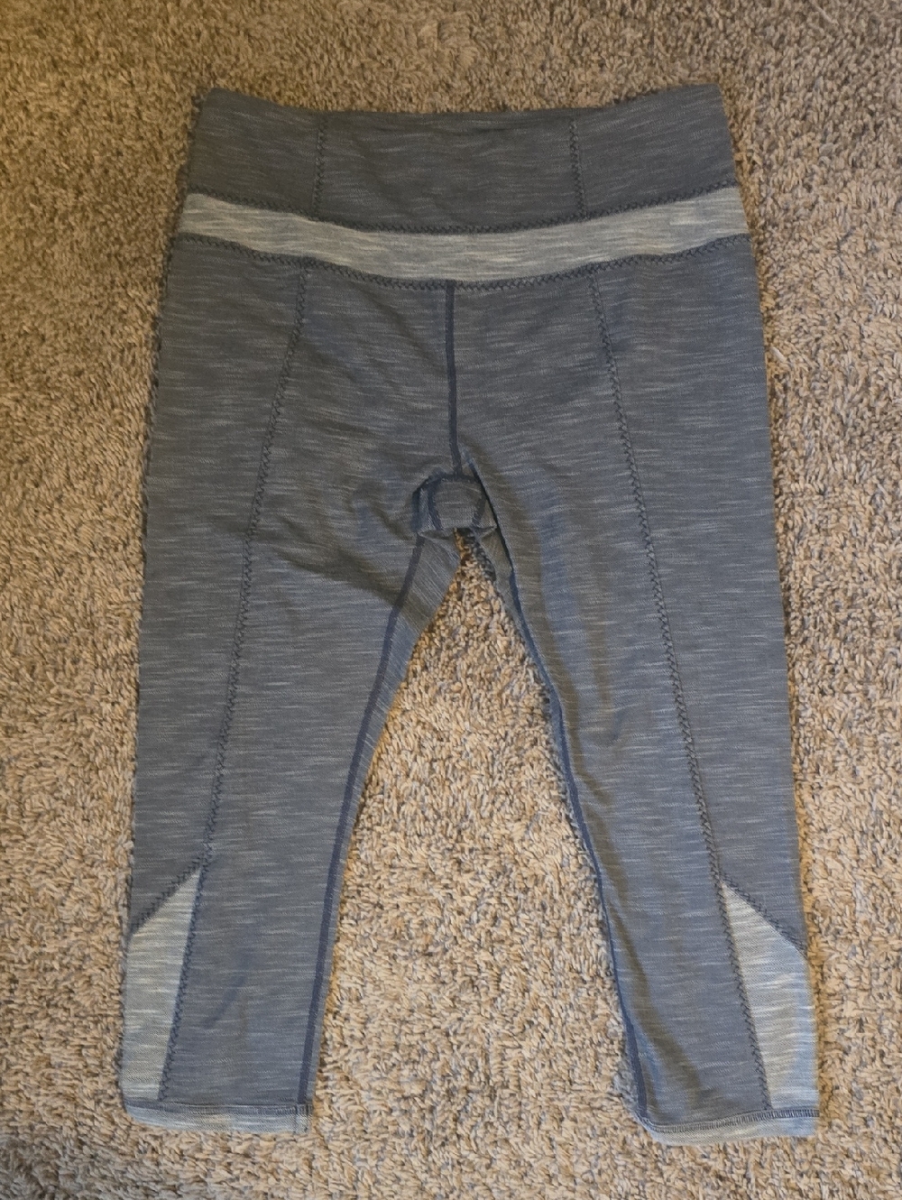 Prana Gray Women's Leggings with Light Gray Accents